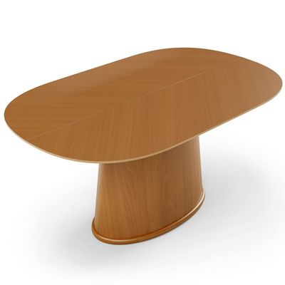 Mesa Para Sala de Jantar Valência com 06 Cadeiras Sala de Jantar Louise L02 Pied Poule - Lyam Decor