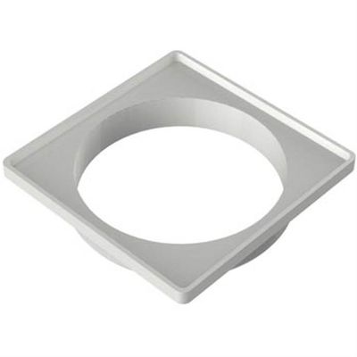 Porta Grelha Quadrada 6'' 150mm Pvc Prata - 27591205 - Tigre
