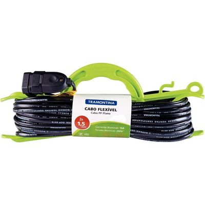 Extensão Cabide Com Cabo De 1,5mm² De 20 Metros - 57502020 - Tramontina Extensao Cabide 20m Cabo Pp 1,5mm Tramon