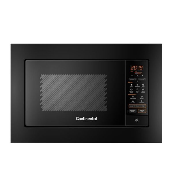 Micro-ondas de Embutir Continental 27L Preto com Função Tira Odor (MC2EP) 127V