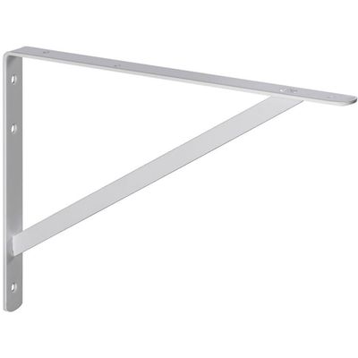 Mão Francesa Leve 25 Cm Branca - Mfl-25-br - Multivisão