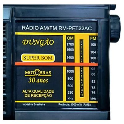 Radio Portatil 2 Faixas Am-fm - Rmpft21acom22ac