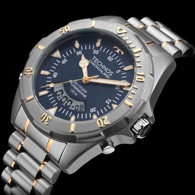 Relógio Technos Masculino Skydiver Bicolor - Wt2050axn/1a