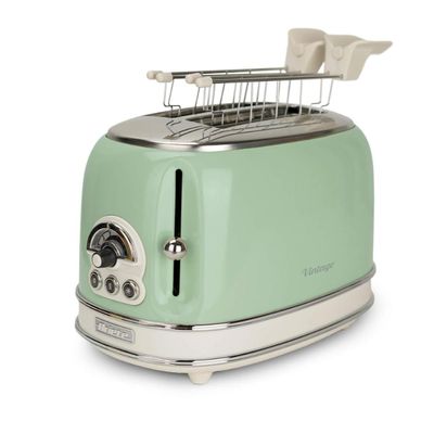 Torradeira Ariete 155 Vintage verde desligamento automático 750w 220 volts