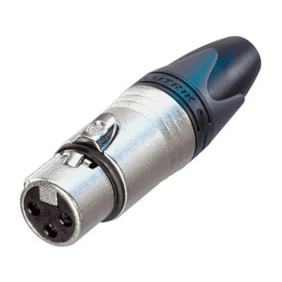 Conector Neutrik Xlr Fêmea 3 Polos Nc3fxx conector Fêmea