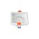 Spot De Embutir Recuado Nordecor Loyo Para 1 Lâmpada Gu10 Mr16 Quadrado Branco