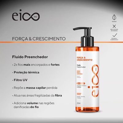 Eico Pro Força & Crescimento Fluido Preenchedor 200ml