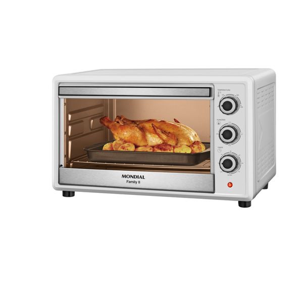 Forno Elétrico 42L Family II Mondial Preto/Inox 1600W - FRN-42-W 220V