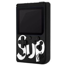 Mini Video Game Portatil 400 Jogos Internos Gamer Sup Box Plus Preto