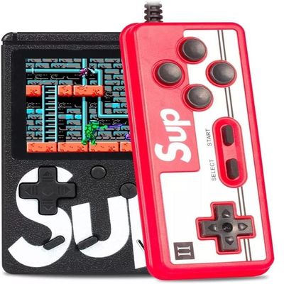 Mini Video Game Portatil 400 Jogos Internos Gamer Sup Box Plus Preto