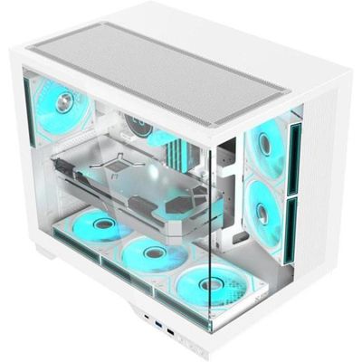 Gabinete Gamer Fortrek Clarity Max Branco