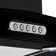 Coifa De Parede 60cm Vidro Curvo Duto Slim Fogatti Black 110V