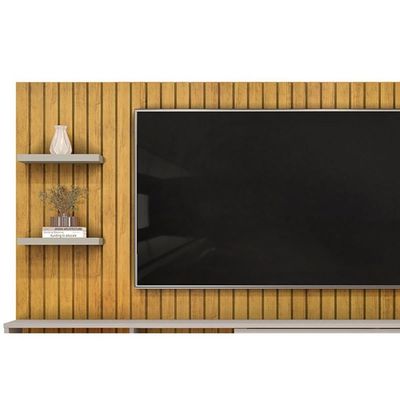 Painel Quarto P- Tv Até 60 Pol Friz 179x108cm Freijo-off White - Dj Móveis
