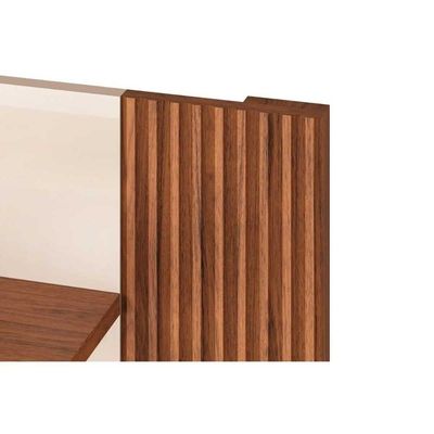 Painel Quarto P- Tv Até 75 Pol Helo 183x136cm Bali-cedro - Dj Móveis