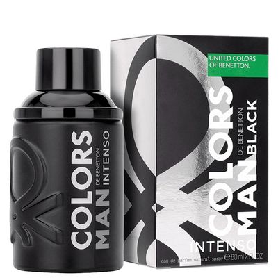 Benetton Colors Man Black Intenso Eau De Parfum - Perfume Masculino 60ml