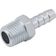 Espigão Fixo Macho Mangueira 1-4 Rosca 1-4 Npt Aço Zi Vonder