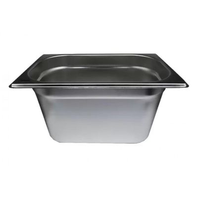 Cuba Gastronomica Inox GN 1/4 x 150mm (265x162mm) - Brasinox