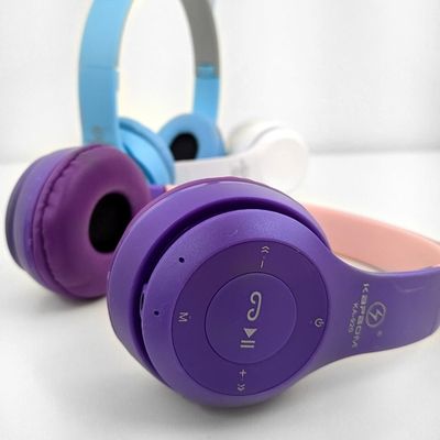 Fone De Ouvido Bluetooth Headset Com Orelha de Gatinho LED Branco