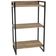 Estante Multiuso 3 Prateleiras Escritório Estilo Industrial Form C01 104x60 cm Carvalho - Lyam Decor