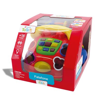Brinquedo Infantil Falafone Com Luz e Som - Tateti 849