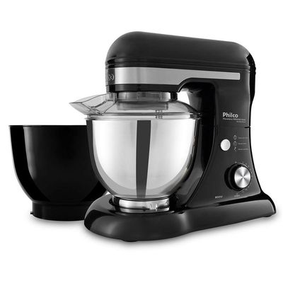Batedeira Planetária Philco PBP600P Turbo Inox Double Bowl 600W 110V