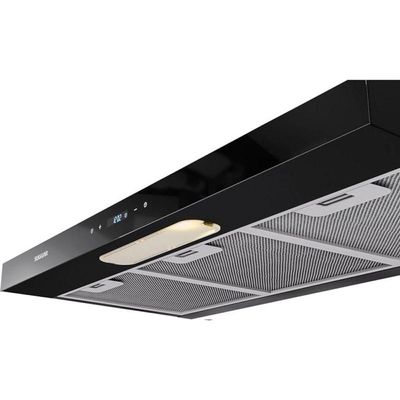 Depurador De Ar Slim Touch 80 Cm Preto Suggar 220V