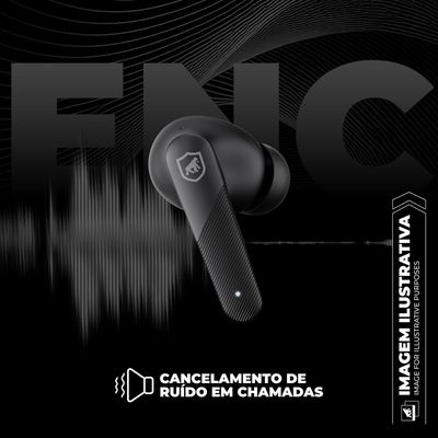 Earbuds - Fone de ouvido Bluetooth - Symetric - Preto - Gshield