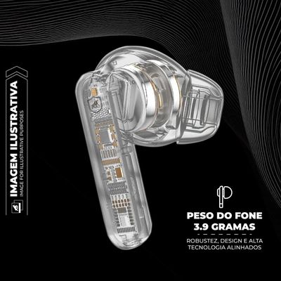 Earbuds - Fone de ouvido Bluetooth - Symetric - Preto - Gshield