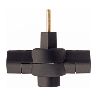 Plugue T Preto 2p De 10 Ampères E 250 Volts - 57400-172 - Tramontina