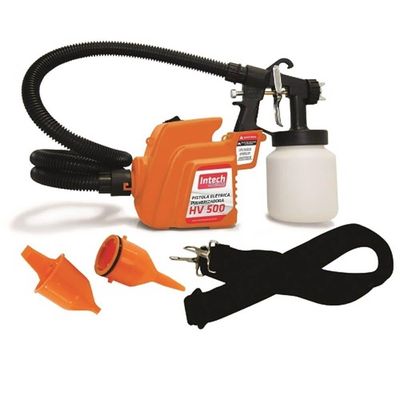 Pistola Elétrica De Pintura Pulverizadora - Hv500 - Intech Machine Pistola Pintura Ar Direto Hv500 127v Int