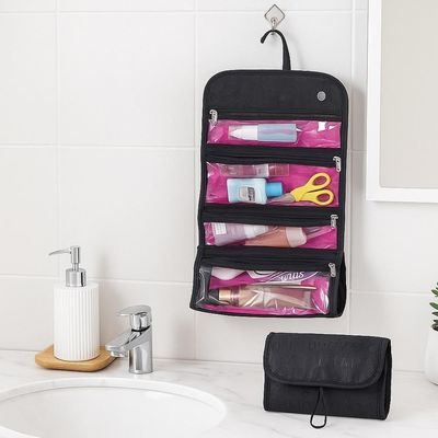Necessaire Viagem Maleta Frasqueira Bolsa Rolinho Organizador Cosmeticos Maquiagem Portatil