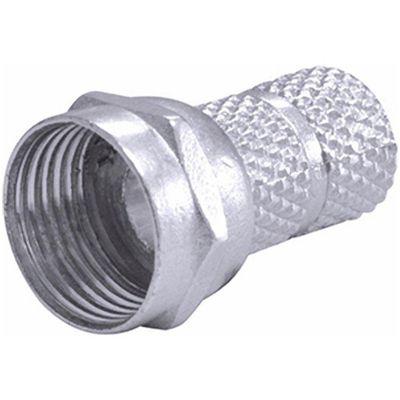 Conector F Rosca Rg6 Com 04 Peças - 8.4.244 - Dual Comp Conector F Rosca Rg6 C- 04 Pçs Dual Comp