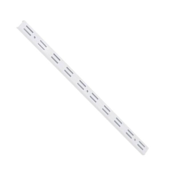 Trilho Duplo Em Aço 100cm Branco - Td-100-br - Multivisão