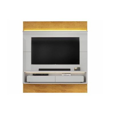 Painel Quarto P- Tv Até 70 Pol Taylor 179x207cm Bali-cedro - Dj Móveis