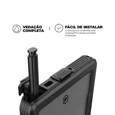 Capa case capinha à Prova d'água Nautical MagSafepara Samsung Galaxy S25 Ultra - Transparente - Gshield