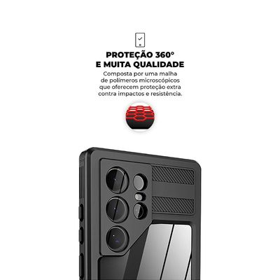 Capa case capinha à Prova d'água Nautical MagSafepara Samsung Galaxy S25 Ultra - Transparente - Gshield