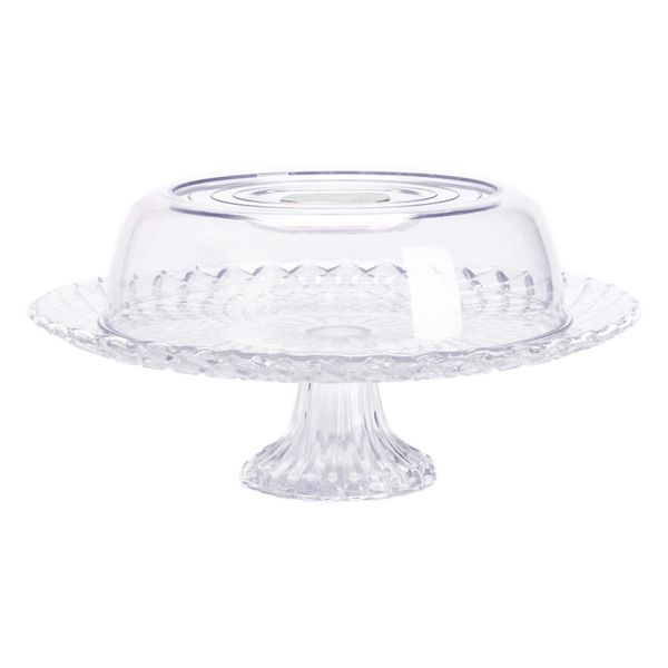 Boleira de vidro com Tampa de Plastico Confit CV244787 Cazza Boleira de vidro com Tampa de Plastico Confit CV244787 Cazza