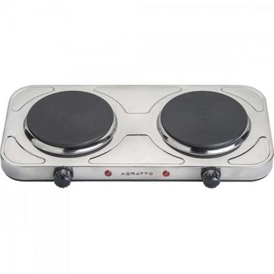 Fogao Eletrico De Mesa 220v Fm02 Cinza Agratto