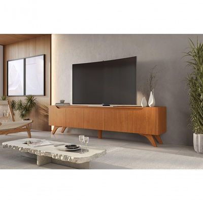 Rack Grecia 4 Portas E 1 Gaveta Mavaular Naturale