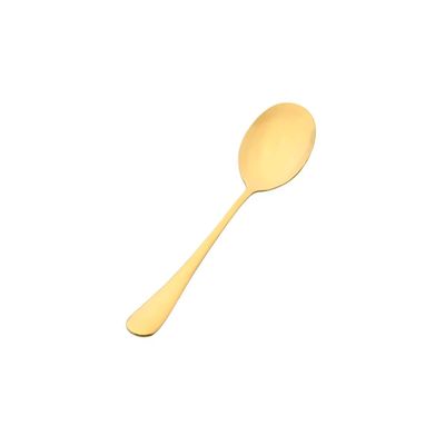 Colher para Servir Arroz e Salada Dourado Aço Inox Multiuso