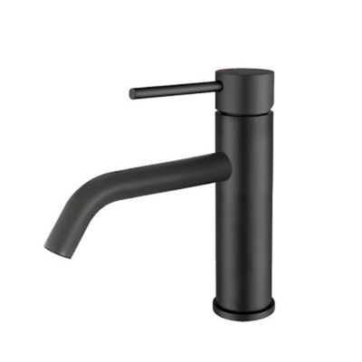 TORNEIRA DROP BICA BAIXA PARA LAVATORIO EM AÇO INOX BLACK MATTE DP9101