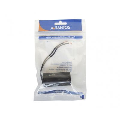 Capacitor P/Motor Cilindrico 10,0Uf 250Vac Blister