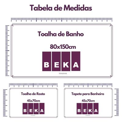 Jogo de Toalhas Luxury Soft Beka 360 g/m² 2 Banho + 2 Rosto + 1 Piso Luxo Cinza
