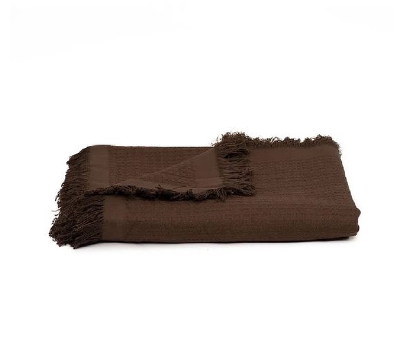 Manta Sofá Marrocos Liso 150x210cm Dohler Marrom