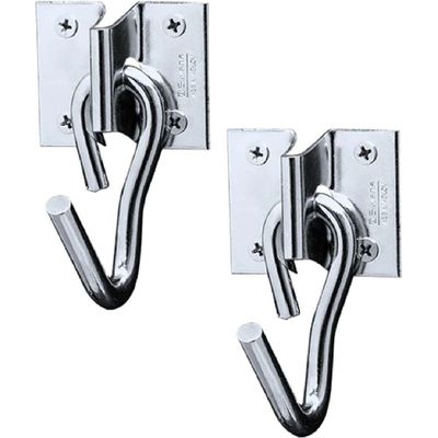 Gancho Armador De Rede Aço Carbono Com 2pçs - 92379 - Silvana Gancho Armador De Rede Aço Carbono - 92379 - Silvana