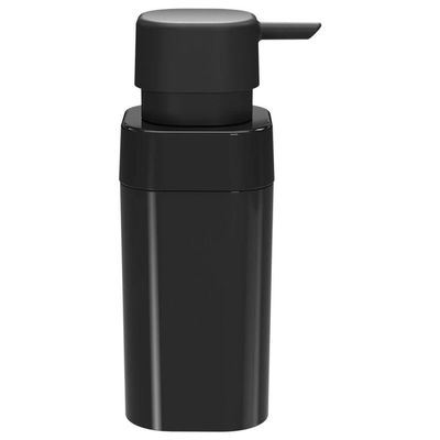 Porta Sabonete Líquido Splash 290 Ml Preto - Coza Porta Sabonete Liquido Splash 290ml Preto