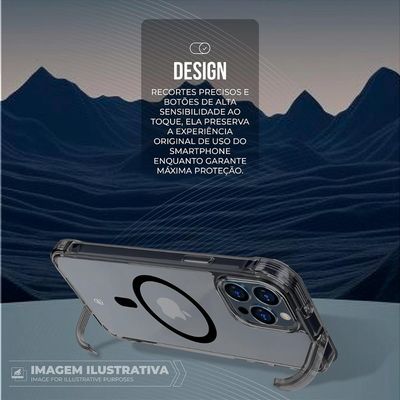 Capa case capinha para iPhone 17 Pro Max - Lybrid Magsafe - Preta - Gshield