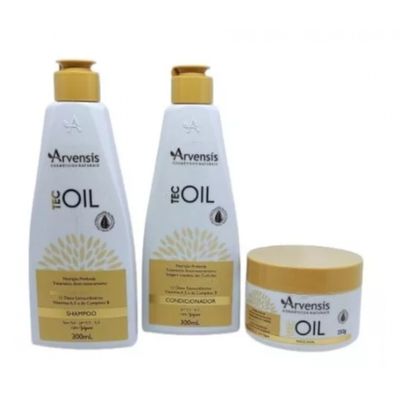 Kit Shampoo+ Condicionador + Máscara Arvensis Tec Oil