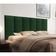 Cabeceira Almofadada Julia 160 Cm - Suspensa Suede Mdf Verde - Movelove Verde-musgo