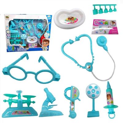 Kit Medico Infantil Doutor Enfermagem Completo 10 Peças Brinquedo Estilo Profissional